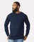 Gildan® Classic Fit Long Sleeve Crewneck Pocket T-Shirt Cotton Blend Durable Tee